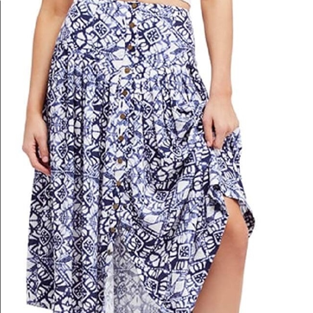 NWT FREE PEOPLE midi skirt